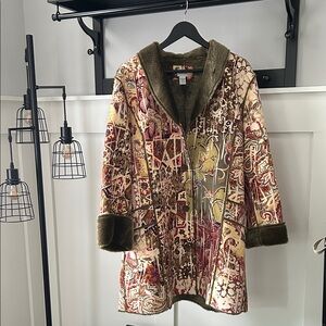 Chico's Wearable Art Coat